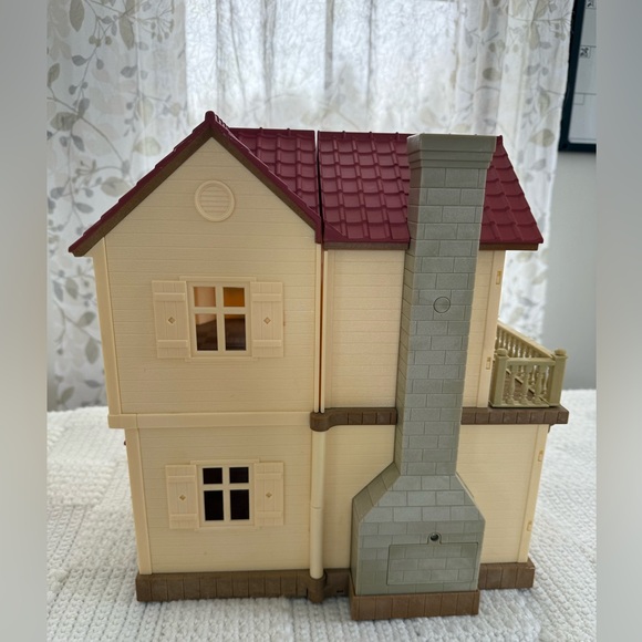 Vintage Sylvanian Families Calico Critters Red Roof House - Picture 5 of 16